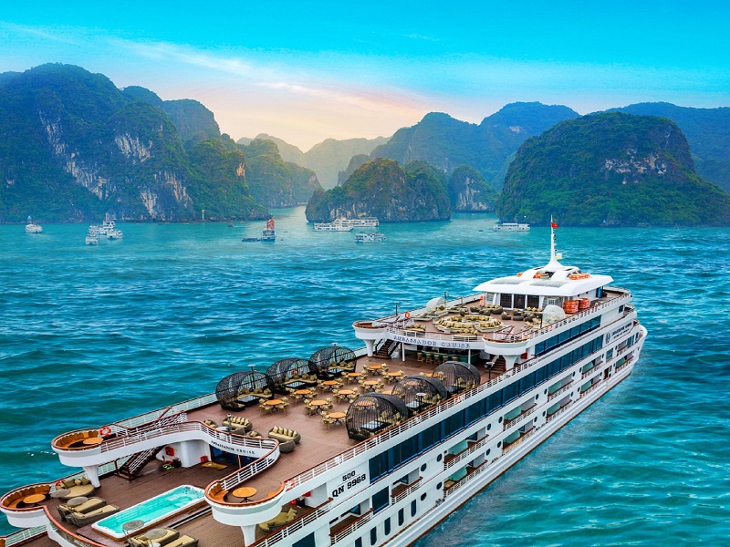 【豪华游轮】越南下龙湾•豪华游轮•天堂岛•首都河内 4天