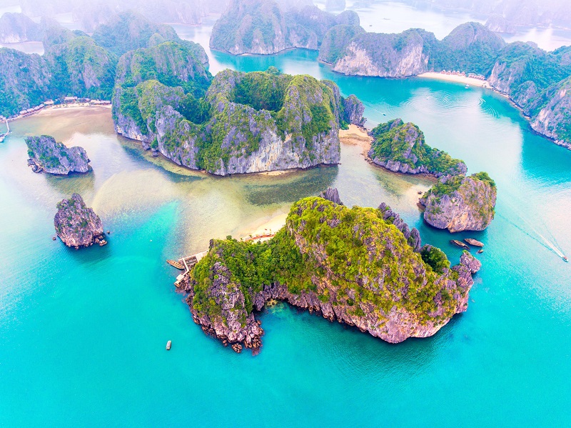 <b>越南下龙湾•吉婆岛•天堂岛•河内胡志明陵 四天三晚游【越北全景】</b>